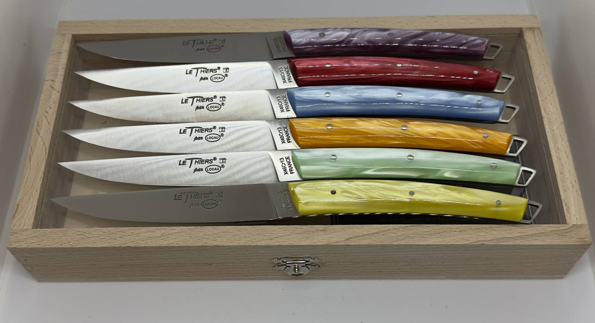 Coffret bois vitré 6 ctx BOUGNAT été