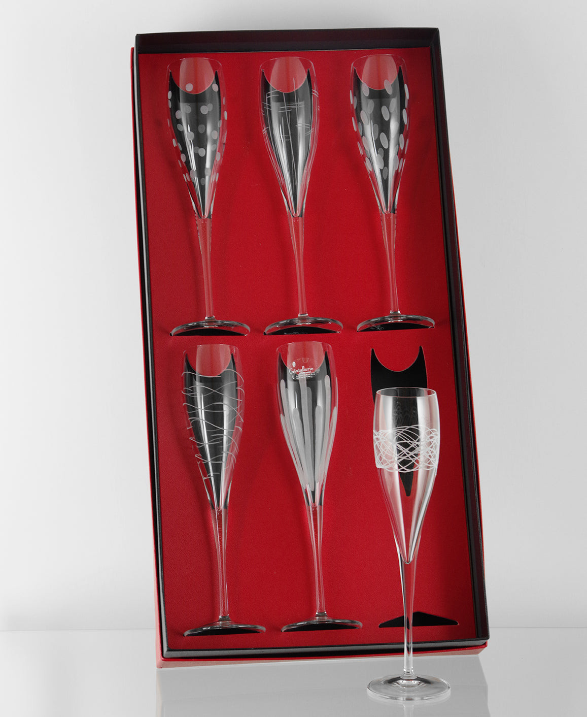 Coffret fluttes perlage
