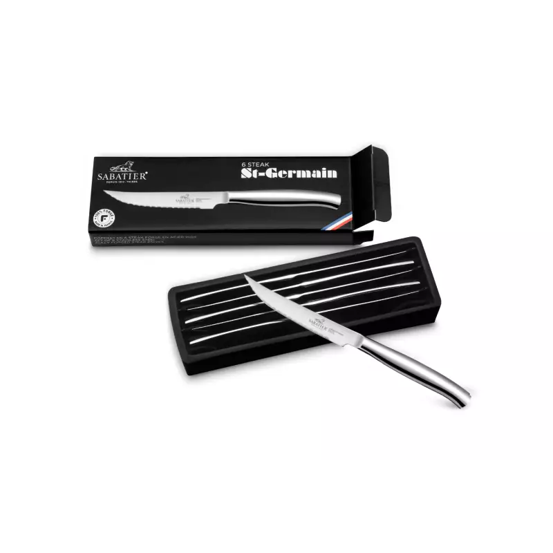 Coffret 6 steaks saint germain lame a dent