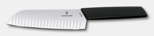 Santoku victorinox alveolé 17cm noir