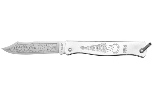 COUTEAU DOUK-DOUK CHROME 9 CM INOX
