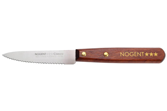 COUTEAUX OFFICE NOGENT*** BOIS 9 CM DENTS INOX