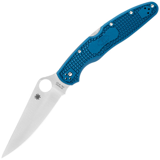 Couteau spyderco POLICE 4 Bleu